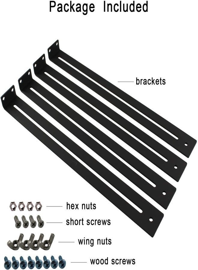 VANROUG Drawer Repair Kit, Furniture Repair Accessory Bracket Middle Mount to Reinforce and Repair Breakage, for Wood/Particleboard/MDF Chest of Drawers - Screws Included - Image 5